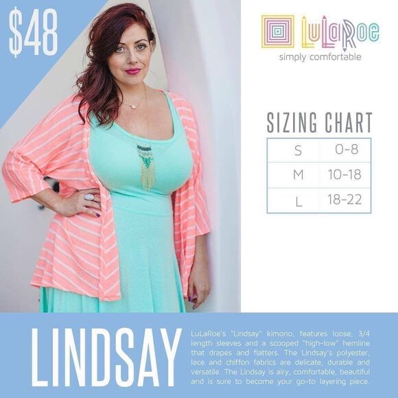 #431 LuLaRoe “Lindsay” Cover Up - Picture 2 of 6